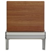 Folding seat Locus Plattan Oak 300 mm. al fittings "natural" (oiled)