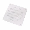 Fan grille white lacquered 135x135 mm