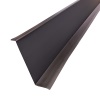 Toe board black Polypropylene 2300x110x40x1