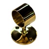 Straight bracket, brass, Ø38mm with set screw
