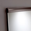 Mirror clear 1050x950x4 mm, with security foil incl. strips