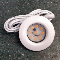 LED-spot, vit. 2,0 W (varmvit), Hål Ø 53mm