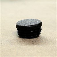 Ändplugg, svart, plast, 32mm