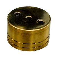 Anslutning mot vägg, mässing Ø38mm