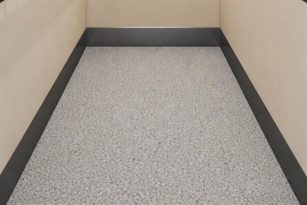 Upofloor Zero 5711  Ljusgrå på MDF 1090 x 2300 x 6