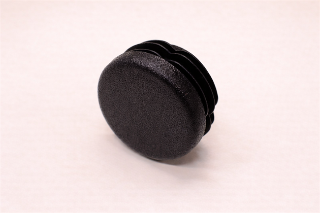 Ändplugg, svart, plast, Ø32 mm