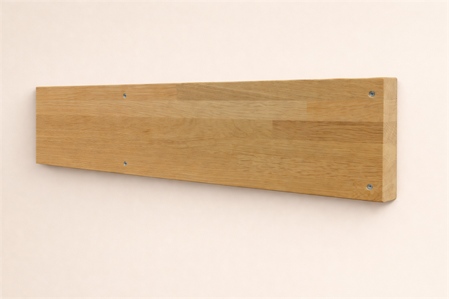 Avbärare, ek, 200x40 mm, olackerad
