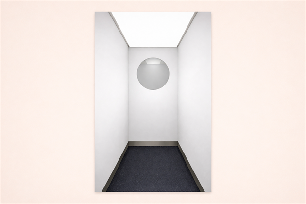 Spegel, klar, Ø=700 mm, rund