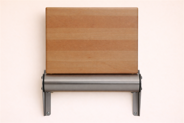 Folding seat Locus Plattan Beech 300 mm "stainless" fittings (lacquered)