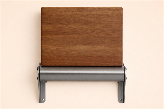 Folding seat Locus Plattan Oak 300 mm "stainless" fittings (oiled)