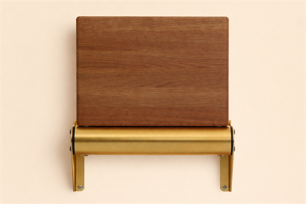 Folding seat Locus Plattan Oak 300 mm "brass" fittings (oiled)