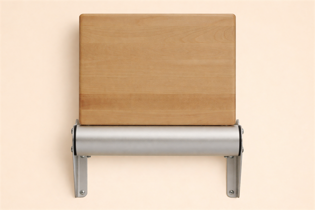 Folding seat Locus Plattan Birch 300 mm al fittings "natural" (lacquered)