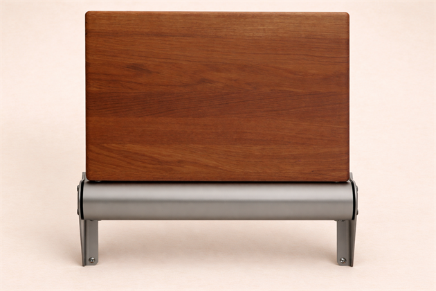 Fällsits Locus Plattan Ek 400 mm. al.beslag "natur" EN81-70 (oljad)