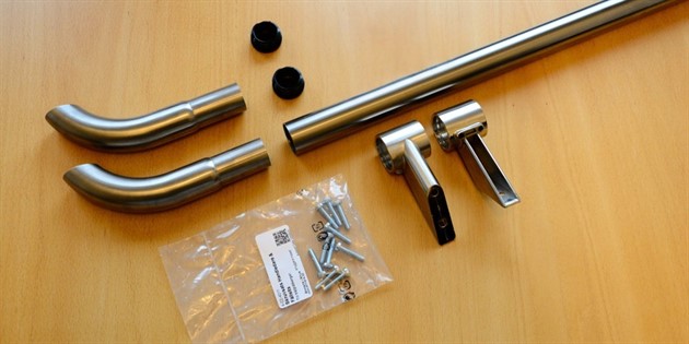 Handrail stainless Ø32 mm L=850 PACKAGE