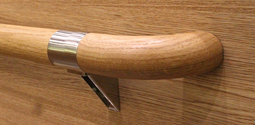 Handrail lacquered oak Ø38 L=850 PACKAGE