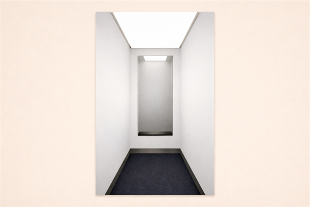 Spegel klar 750x1720x4 mm, säkerhetsfolierad inkl, lister. (P)