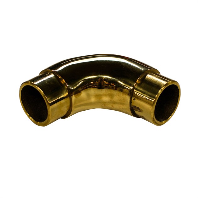 Corner bend brass Ø38mm