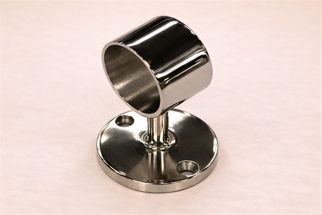 Rak hållare RF Ø38mm, med stoppskruv